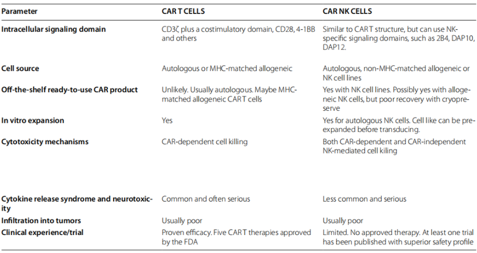 CGT细胞基因治疗技术大全(三)：CAR-NK细胞疗法